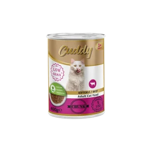 Cuddy Jöleli Yetişkin Kedi Maması Biftekli