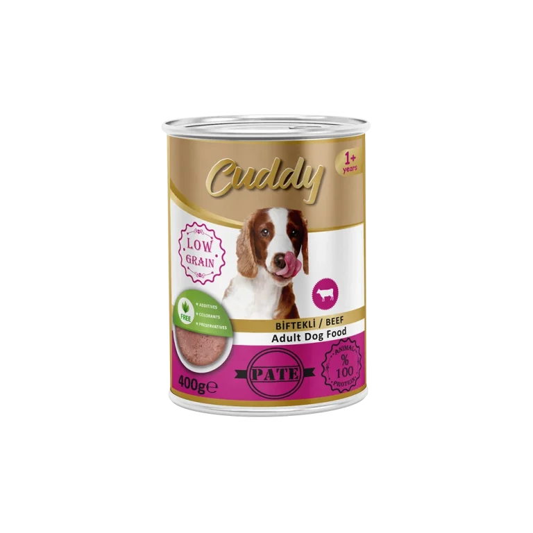 Cuddy Yetişkin Köpekler için Biftekli Pate Tam Yaş Mama