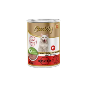 Cuddy Pate Yetişkin Kedi Maması Tavuk Ciğerli