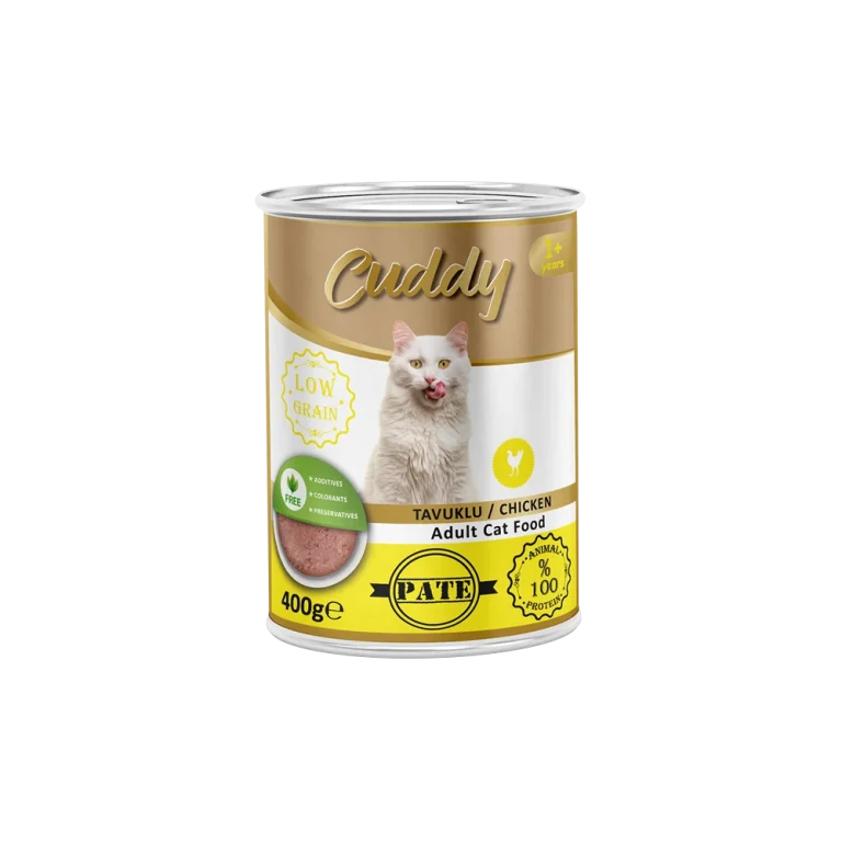 Cuddy Yetişkin Kediler için Tavuklu Pate Tam Yaş Mama