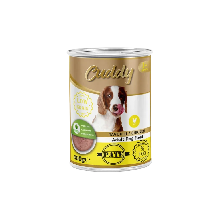 Cuddy Yetişkin Köpekler için Tavuklu Pate Tam Yaş Mama